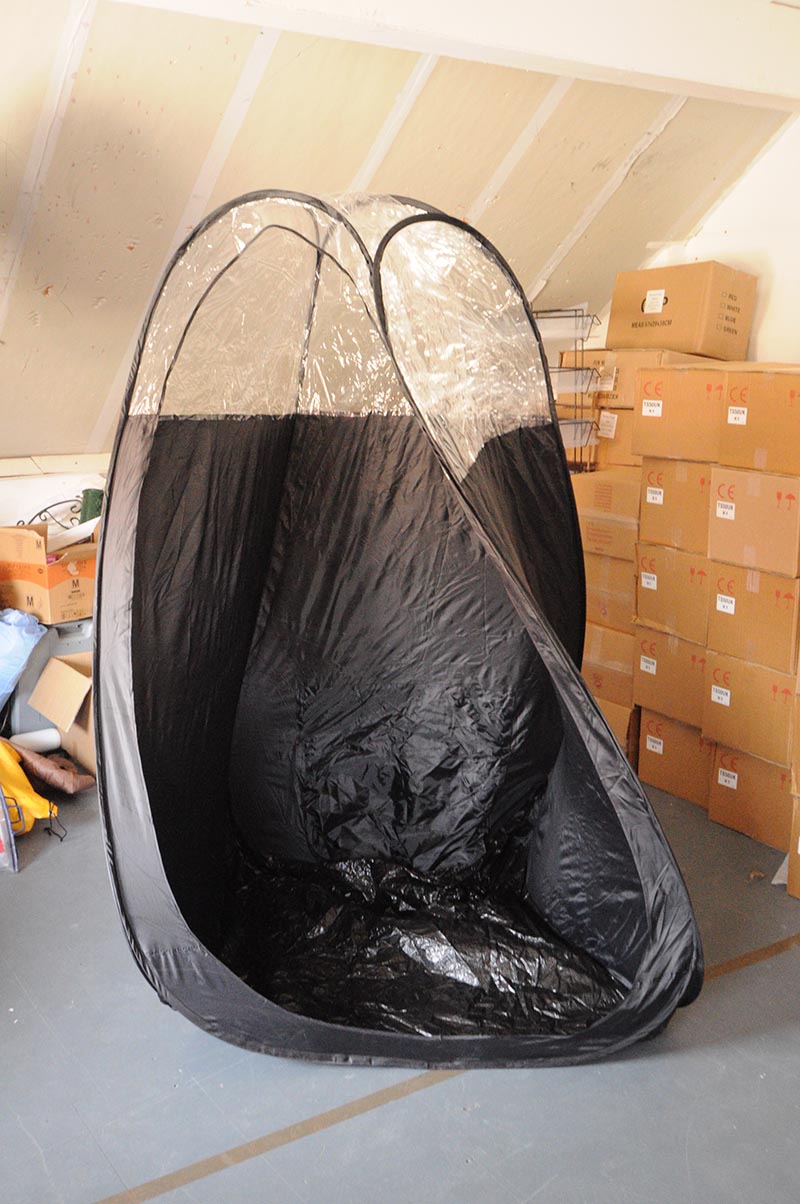 Popup Spray Tanning Tent Lopsided?