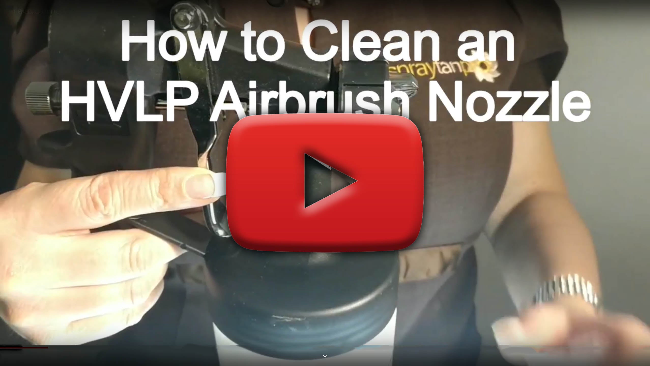 How to unblock an airbrush